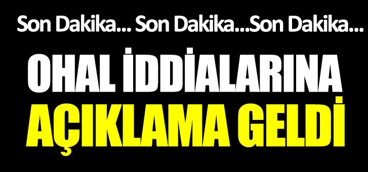 Sokağa çıkma yasağı ve OHAL ilan edilecek mi?
