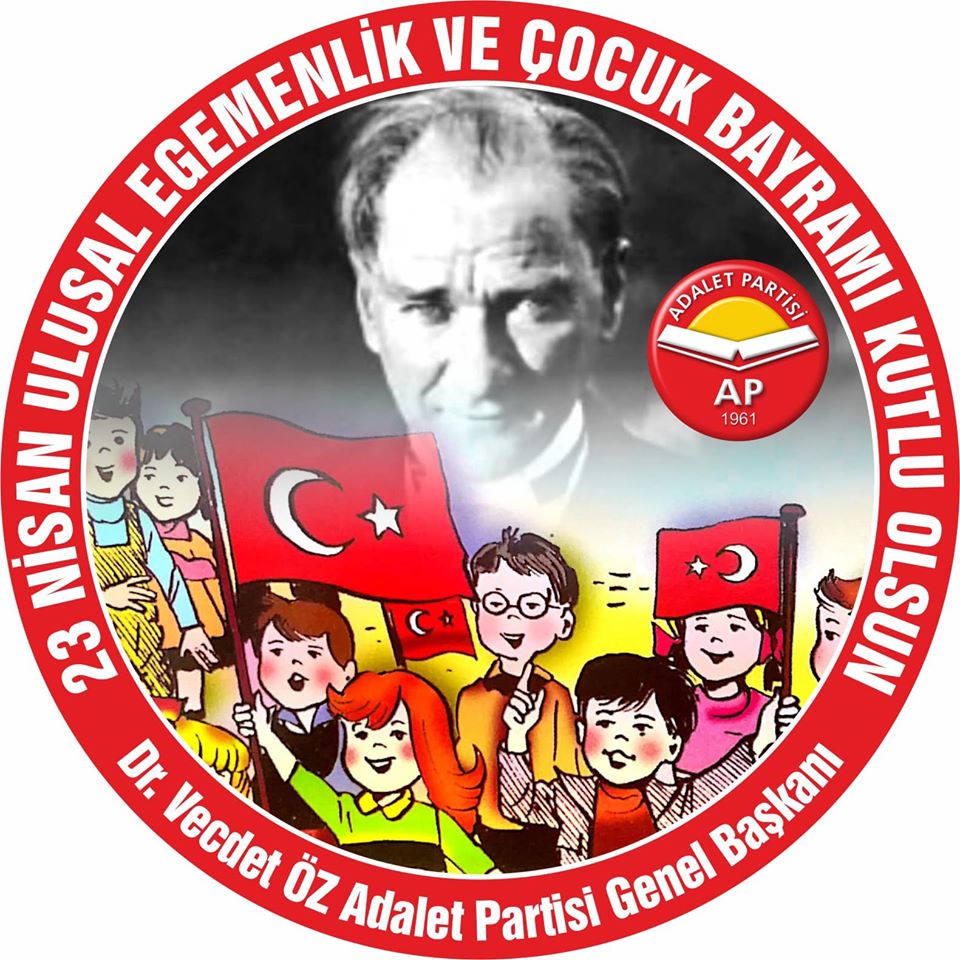 Dr. Vecdet ÖZ; TBMM’nin 100. kuruluş yıldönümünü ve 23 Nisan Ulusal Egemenlik ve Çocuk Bayramınızı yürekten kutluyorum