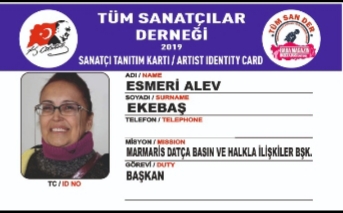ESMERİ ALEV EKEBAŞ artık TÜM SAN DER Muğla Datça Halkla İlişkiler ve Basın Danışmanı
