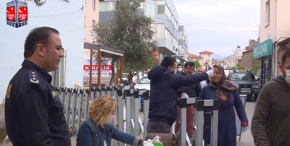 Dalaman İlçe Emniyet Müdürü Karar, Pazar yerinde incelemede bulundu