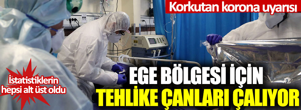 İstatistiklerin hepsi alt üst oldu: EGE’de Korona Hastalarının yüzde 90’ı GENÇ!