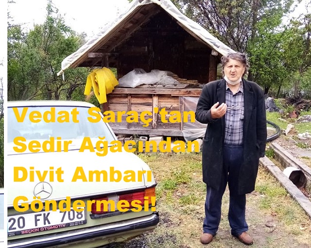 Vedat Saraç’tan Sedir Ağacından Divit Ambarı Göndermesi!