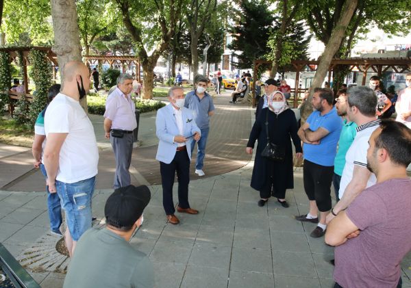 BAŞKAN AYDINER, BAYRAMPAŞALI’LARLA BULUŞTU