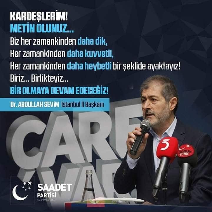 ABDULLAH SEVİM: “AYASOFYA’DA İLK NAMAZI ERDOĞAN KILDIRSIN”