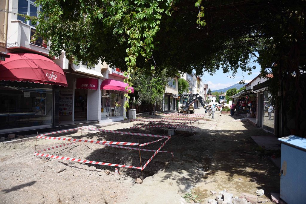 Fethiye’de 96. sokak baştan sona değişiyor