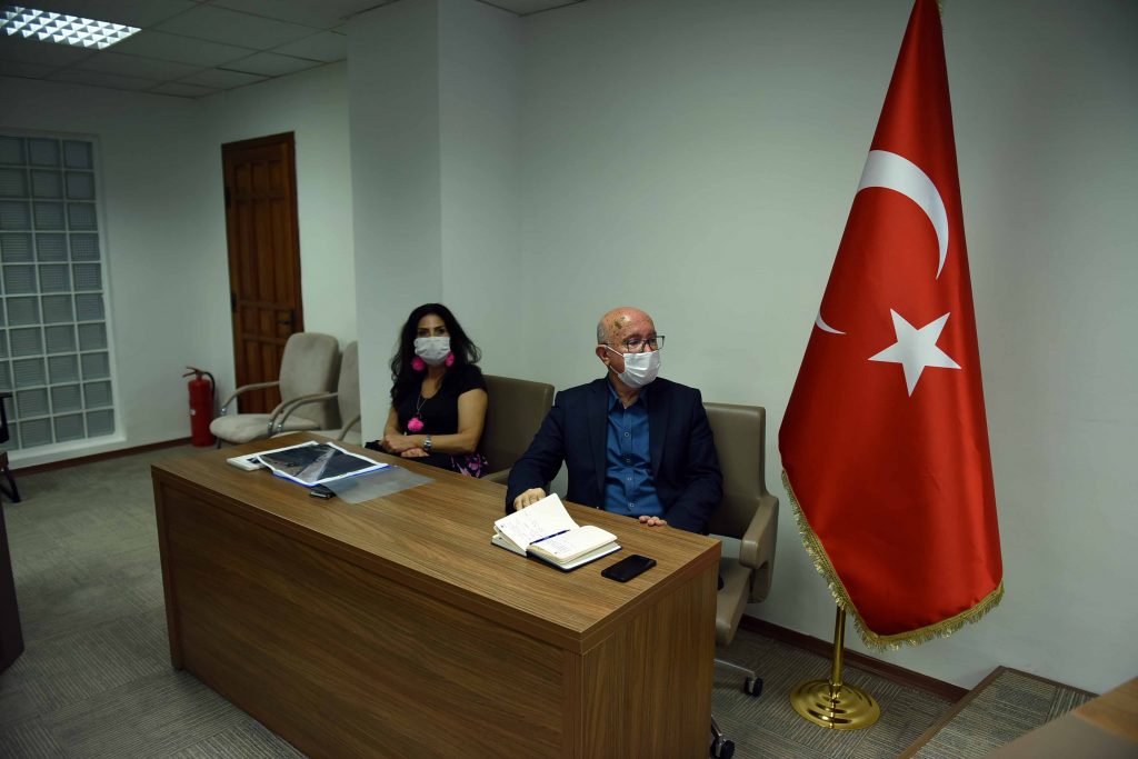 Karaot’ta yapılması planlanan Halk Plajı projesi görüşüldü