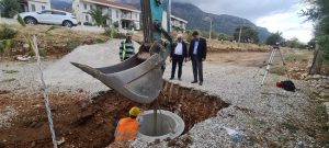 Karaca, alt yapı çalışmalarını inceledi