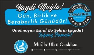 MİLLİYETÇİLİK ÖNCE ŞEHRİNİ SEVMEK VE KALKINDIRMAKLA BAŞLAR!