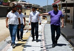 Hisarönü’nde üstyapı çalışması başladı