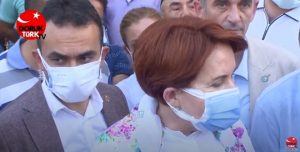 MERAL AKŞENER’E ZORLAMA ŞEKLİNDE 3 DAKİKALIK DALAMAN ZİYARETİ !?