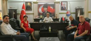 Dalaman Sekalılar Derneği Geçici Yönetim Kurulunun ilk ziyareti Dalaman Belediye Başkanlığı