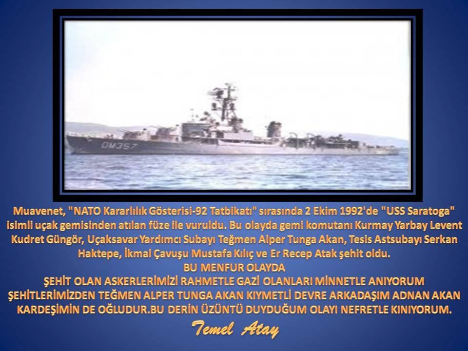 MUAVENET !!! UNUTMADIK UNUTTURMAYACAĞIZ…