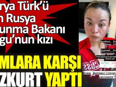 Sibirya Türk’ü olan Rusya Savunma Bakanı Şoygu’nun kızı Rumlara karşı Bozkurt yaptı!