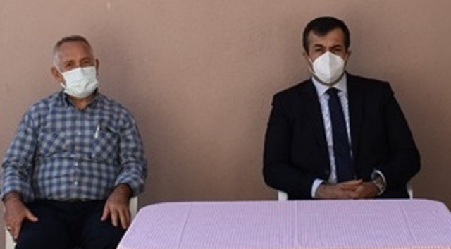 Dalaman Kaymakamı YAKUTA, Kıbrıs Gazimiz Hüsnü KARA’yı evinde ziyaret etti