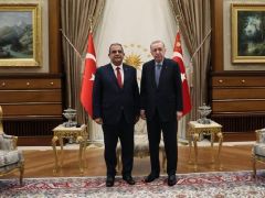 Cumhurbaşkanı Erdoğan, KKTC Başbakanı Sucuoğlu ile Görüştü