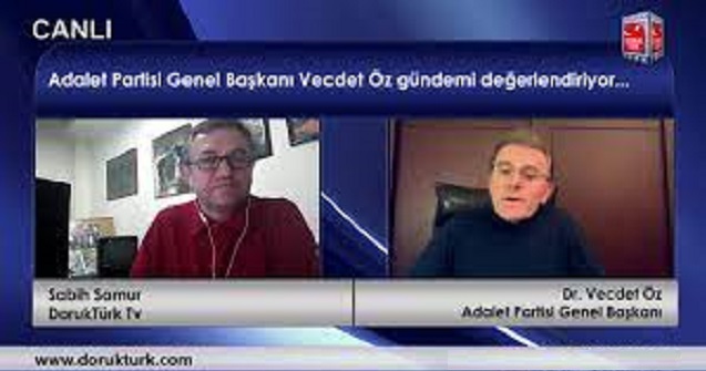 VECDET ÖZ; “YSK yapmış olduğu kifayetsiz açıklamayla Adalet Partisi’ni  kamuoyu nezdinde müşkül duruma düşürmüş, yanlış anlaşılmaya neden olmuştur!