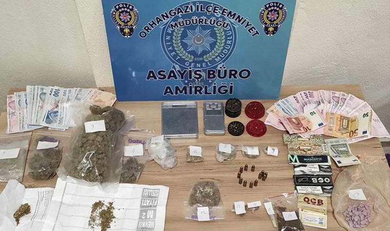 Bursa’da Uyuşturucu Operasyonu: 3 Gözaltı