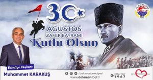 Başkan KARAKUŞ; 30 Ağustos Zaferi Türk milletinin yükseliş nişanesidir ve sonsuza kadar da böyle kalacaktır.  KUTLU OLSUN!