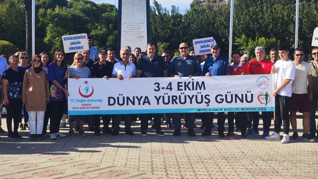 3-4 Ekim Dünya Yürüyüş Günü” etkinliği gerçekleştirildi.