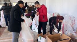 Fethiye’de deprem bölgesi için yardımlar toplanmaya devam ediliyor