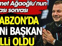 Trabzonspor’un yeni başkanı belli oldu