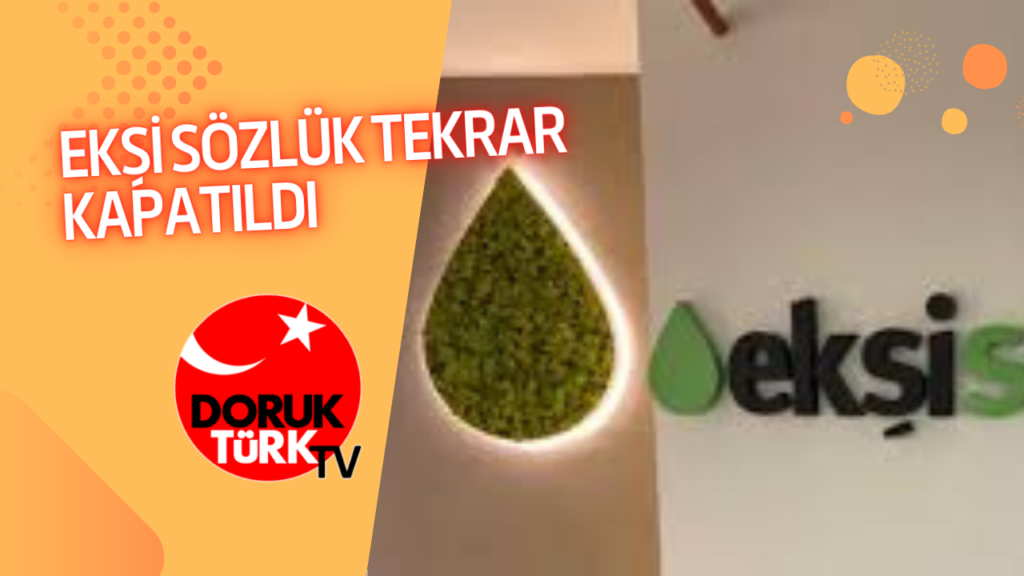 EKŞİ SÖZLÜK TEKRAR KAPATILDI