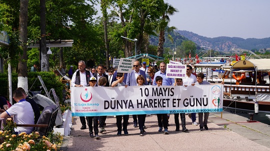 “Sağlık İçin Hareket Et Günü” Dalyan Sevgi Yolu’nda hakkı ile yaşandı