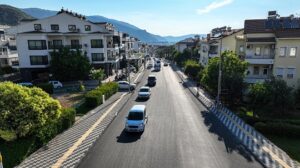 Baha Şıkman Caddesi’nde çalışmalar tamamlandı