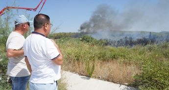 Milas’taki yangına canhıraş mücadele sürüyor: Başkan Tokat: “Yangın 2 mahalleyi tehdit ediyor”