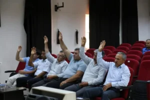 Denizli’nin Çameli ilçesinde Belediye Başkanı Cengiz Arslan başkanlığında, Belediye Meclisi Eylül ayı olağan meclis toplantısı düzenlendi