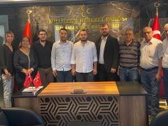 AK Parti Dalaman İlçe Başkanlığı, MHP Dalaman İlçe Başkanlığını Yeni Binasında Ziyaret Etti