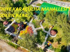 Fethiye’de Karaçulha Mahallesine “Modern Park” Çalışması Tamamlandı