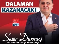 Ve Beklenen Sonuç: SEZER DURMUŞ, Cumhuriyet Halk Partisi Dalaman Belediye Başkan Adayı!
