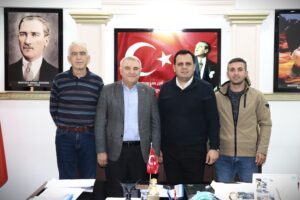 İstiklal Hareketi Derneği Genel Başkanı Aziz Ergen’den Başkan Sezer Durmuş’a Nezaket Ziyareti
