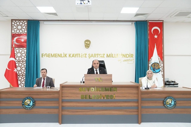 SEYDİKEMER BELEDİYE MECLİSİ KASIM AYI KARARLARINI OY BİRLİĞİYLE ALDI