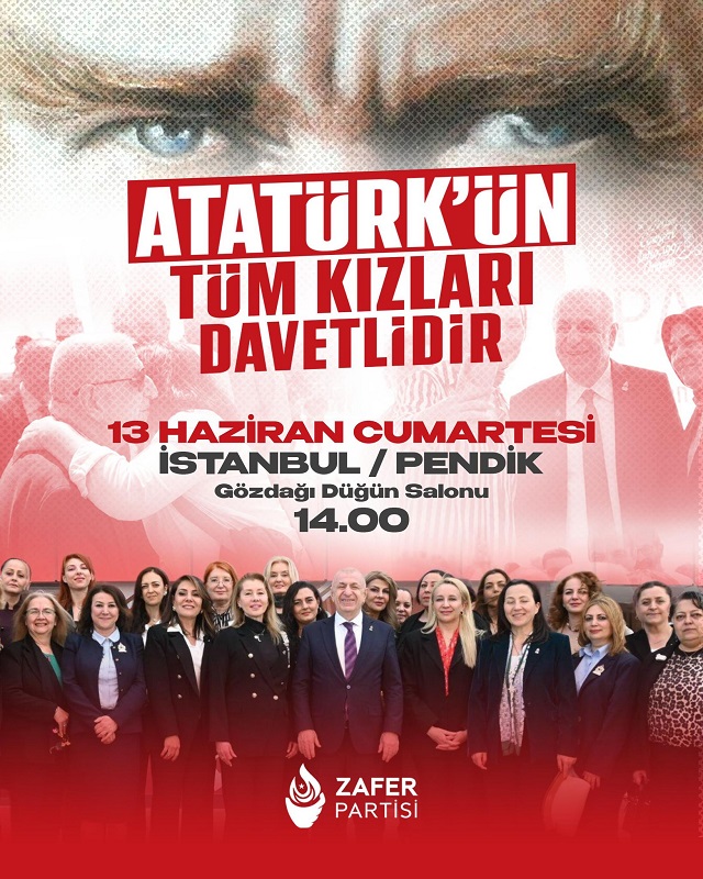 Prof. Dr. Ümit Özdağ, 13 Haziran 2026 Cumartesi günü İstanbul’da düzenlenecek programda Türk Kadınına Hitap Edecek