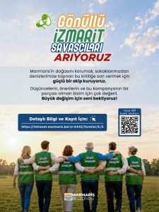 Marmaris’te İzmarit Kirliliğine Karşı Gönüllü Hareketi Başlıyor