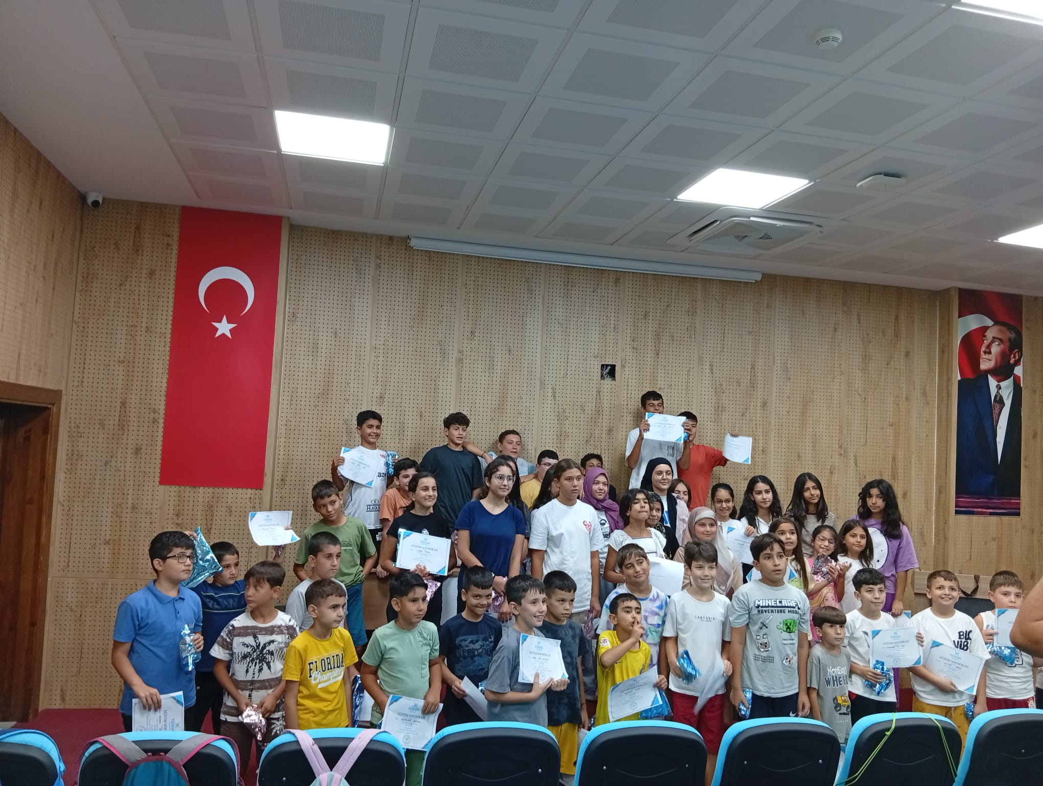 Dalaman’da Yaz Kursları Sertifika Töreniyle Sona Erdi