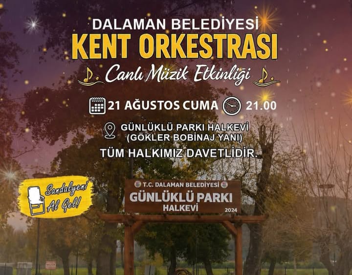 Dalaman Belediyesi Kent Orkestrası’ndan Müzik Dolu Akşam