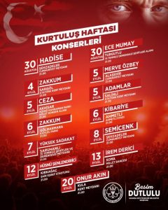 Manisa’da Kurtuluş Haftası Coşkusu: Şehir Türk Bayraklarıyla, Meydanlar Konserlerle Buluşacak