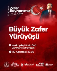 Manisa’da 30 Ağustos coşkusu “Büyük Zafer Yürüyüşü” ile taçlanacak