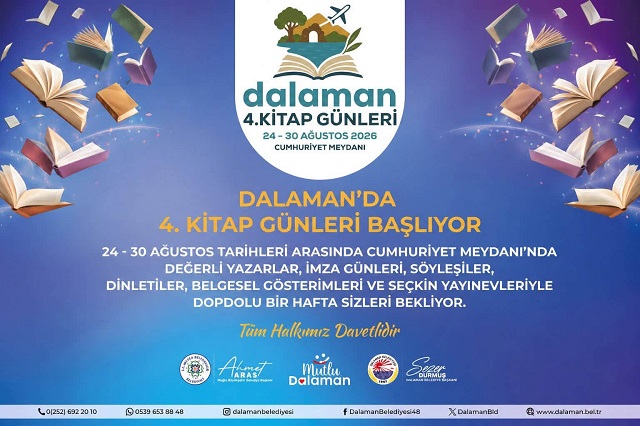 4. Dalaman Kitap Günleri Kapılarını Açmaya Hazırlanıyor