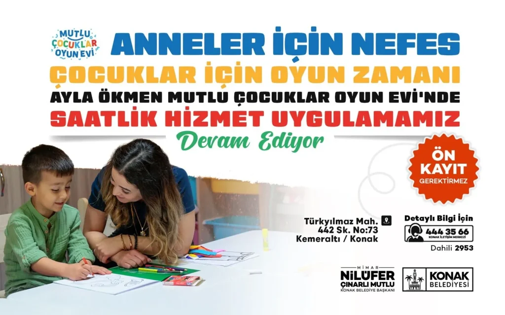 KONAK’TA ANNELERİN GÜNLÜK YAŞAMINI KOLAYLAŞTIRAN DESTEK SÜRÜYOR