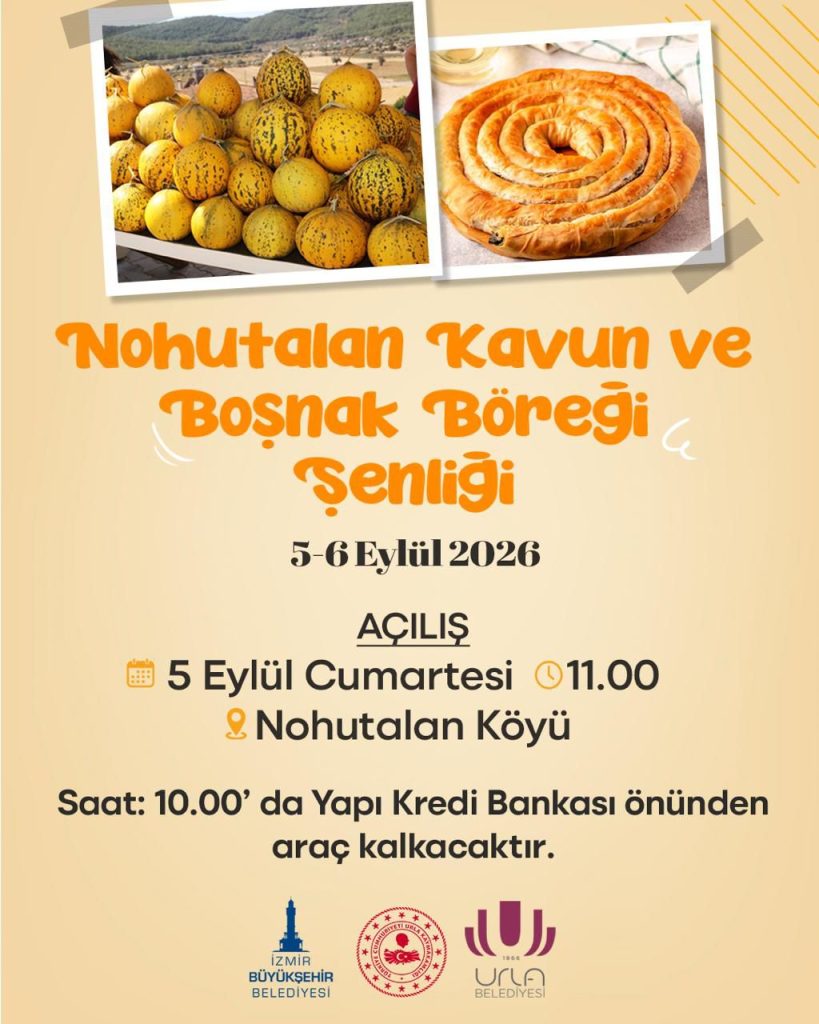 Nohutalan Kavun ve Boşnak Böreği Şenliği’ne Ulaşım İçin Araç Kaldırılacak