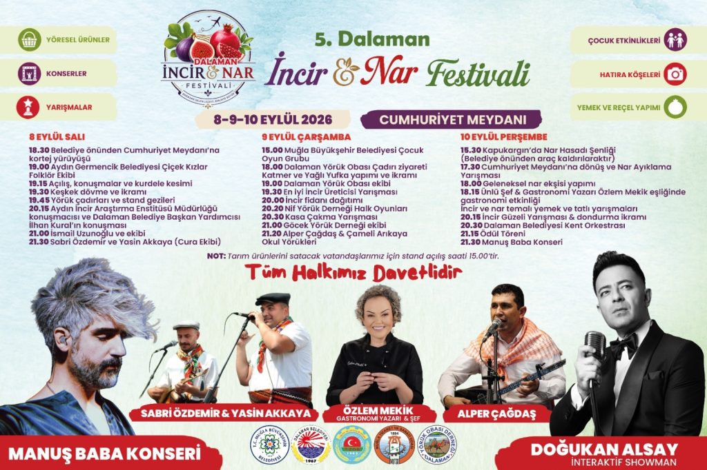 Dalaman’da İncir Ve Nar Festivali Heyecanı