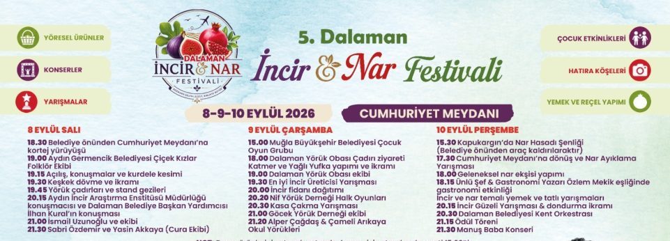 Dalaman’da İncir Ve Nar Festivali Heyecanı