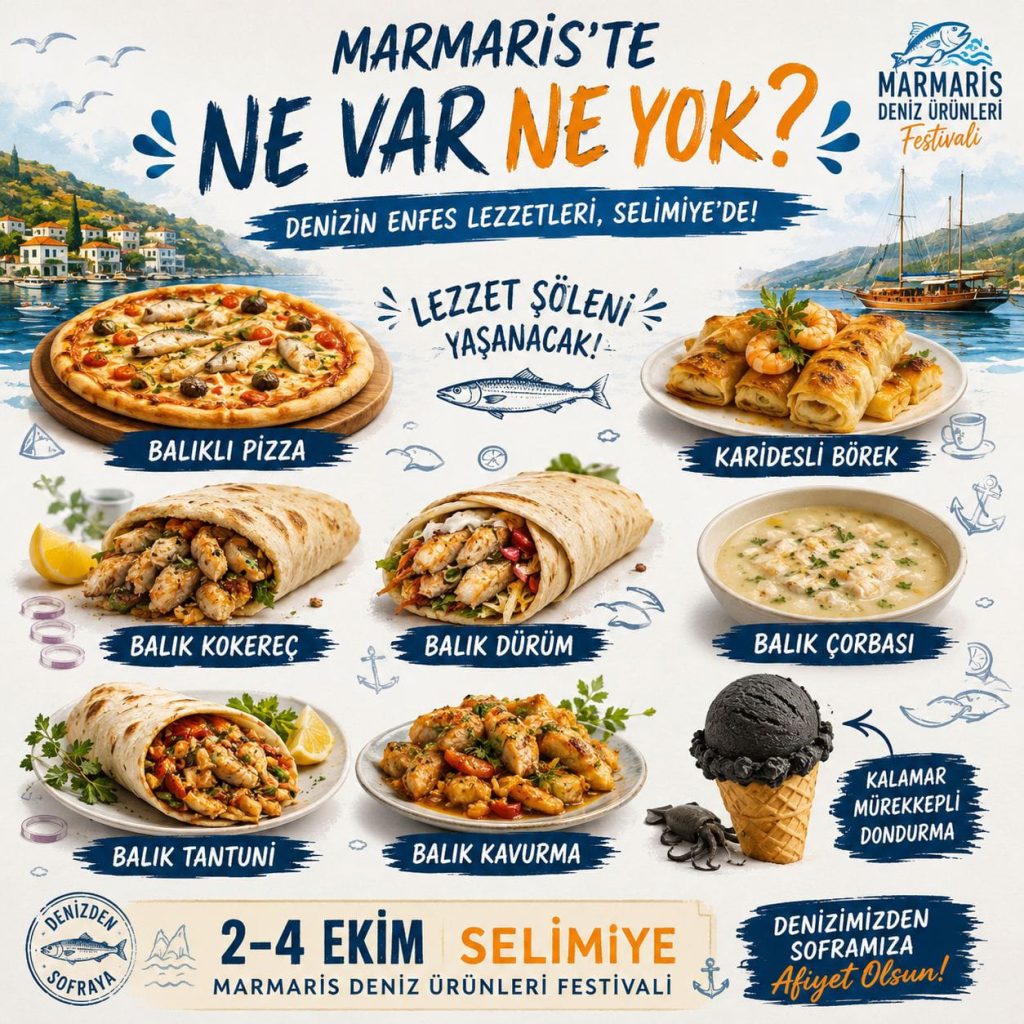 Marmaris Deniz Ürünleri Festivali’nde Lezzet Şöleni Yaşanacak