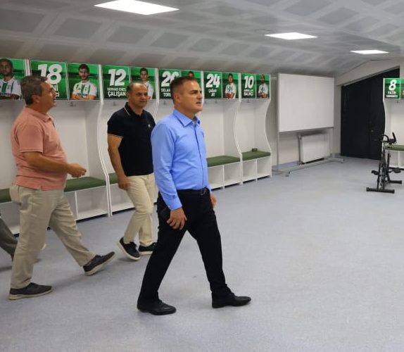 Muğla Atatürk Stadyumu’nda 1. Lig Hazırlığı: Vali Akbıyık Çalışmaları İnceledi